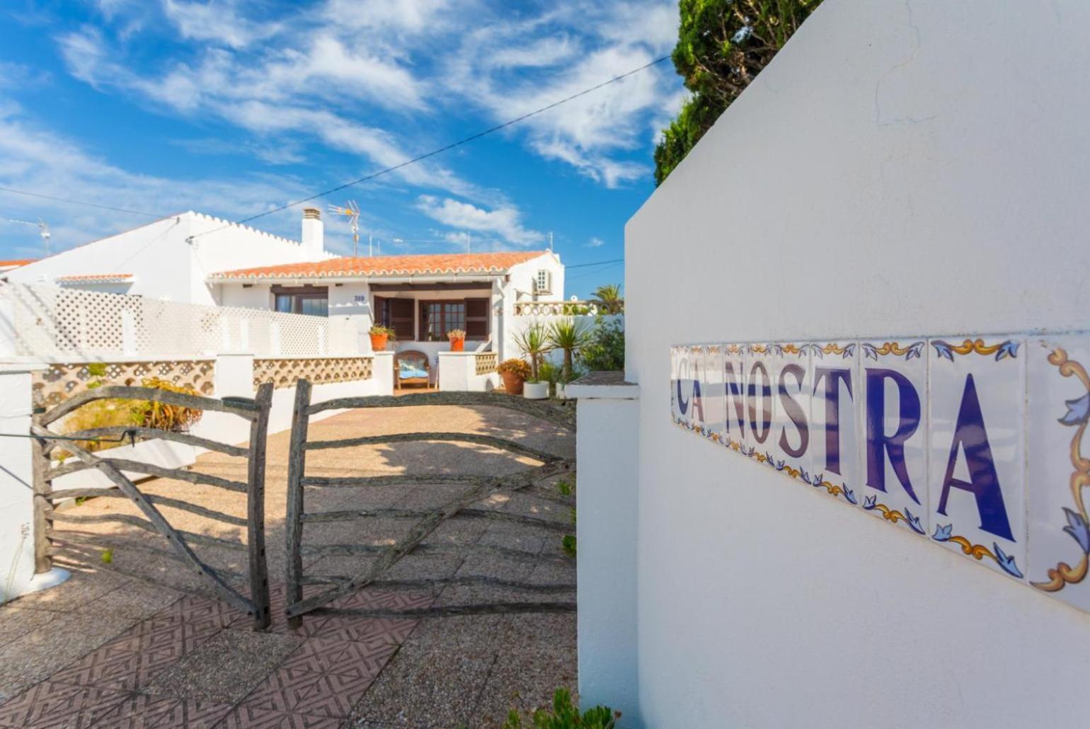 Villa Ca Nostra Cala En Porter  Экстерьер фото